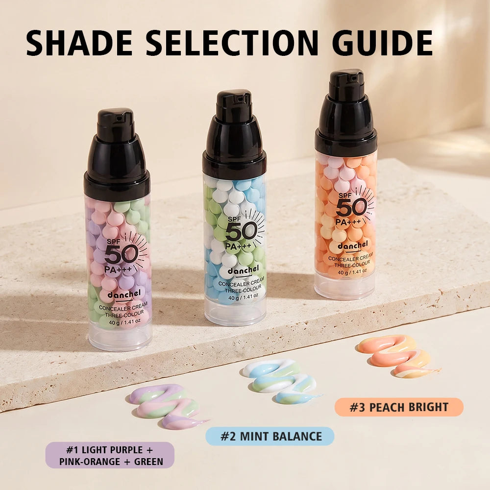 3-Color Correcting Makeup Primer with SPF50
