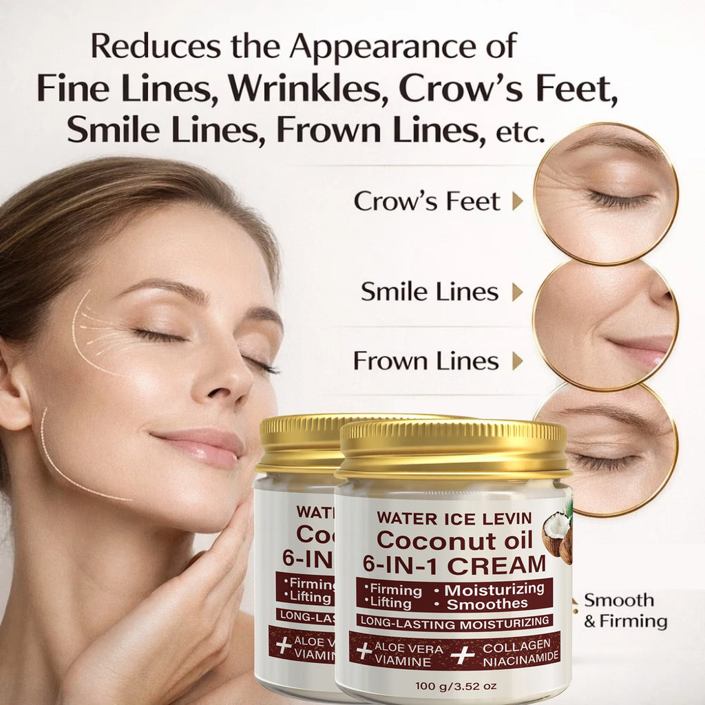 Coconut Oil 6-in-1 Face Cream Moisturizing and Firming Skin Care