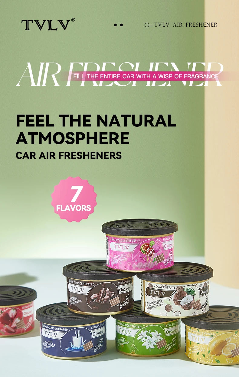Solid Car Air Freshener Long Lasting Odor Eliminator Fragrance - 7