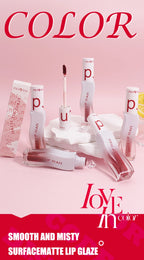Long Lasting Matte Lipstick Waterproof Non Stick Lip Glaze