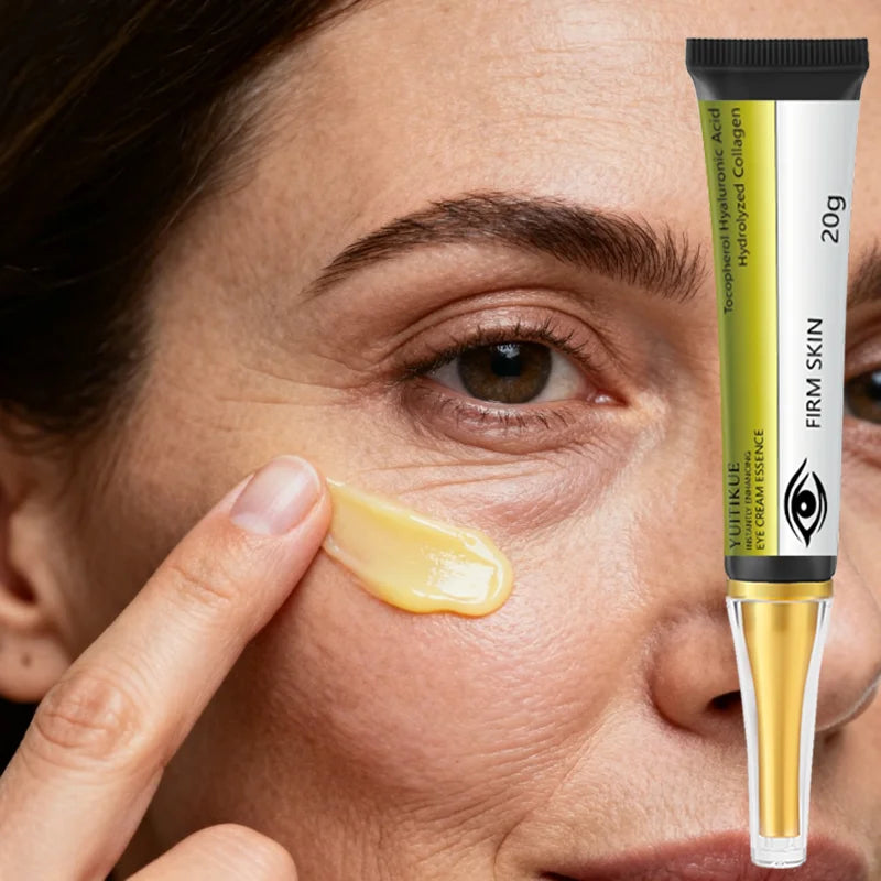 YUITIKUE Instant Firm Eye Cream Hyaluronic Acid Collagen Dark Circle Care - 3