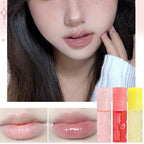 3 Pack Fruity Lip Oil Set Moisturizing Gloss and Hydrating Lip Balm