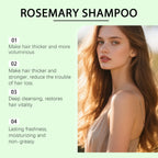Rosemary Hydrolyzed Keratin Shampoo 100ml Scalp Soothing Volumizing