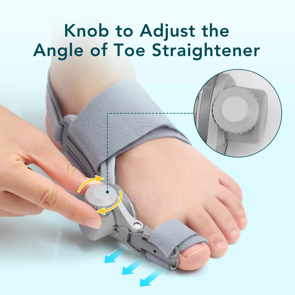 Adjustable Bunion Corrector for Hallux Valgus Pain Relief