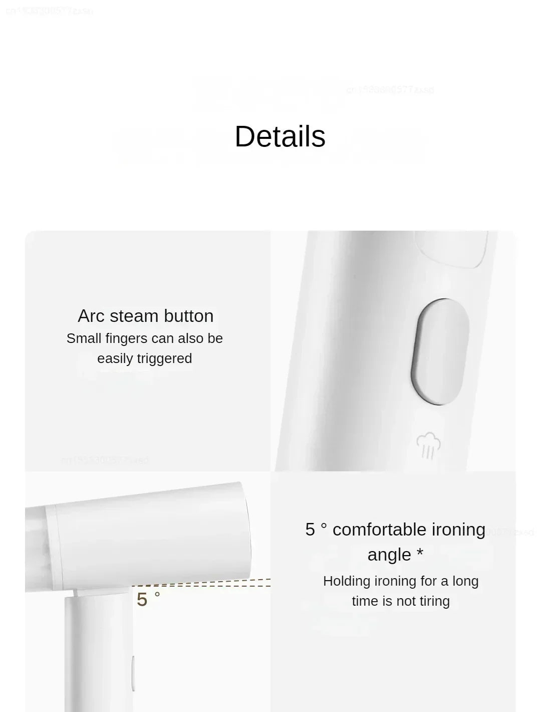 Mijia Garment Steamer 2 Foldable Handheld Portable Clothes Steam Iron - 28