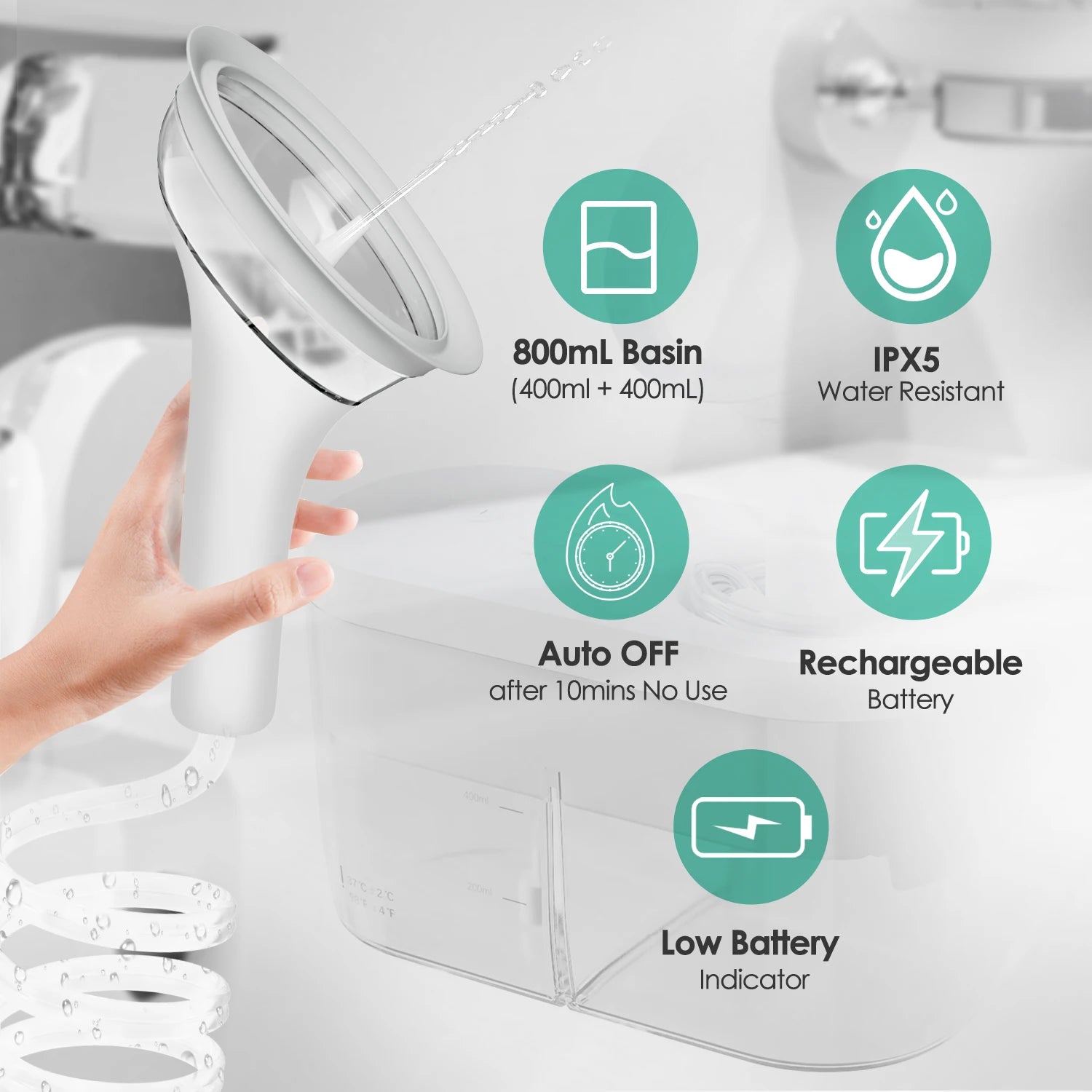 Electric Ear Wax Removal Irrigation System for Adults and Kids - 5