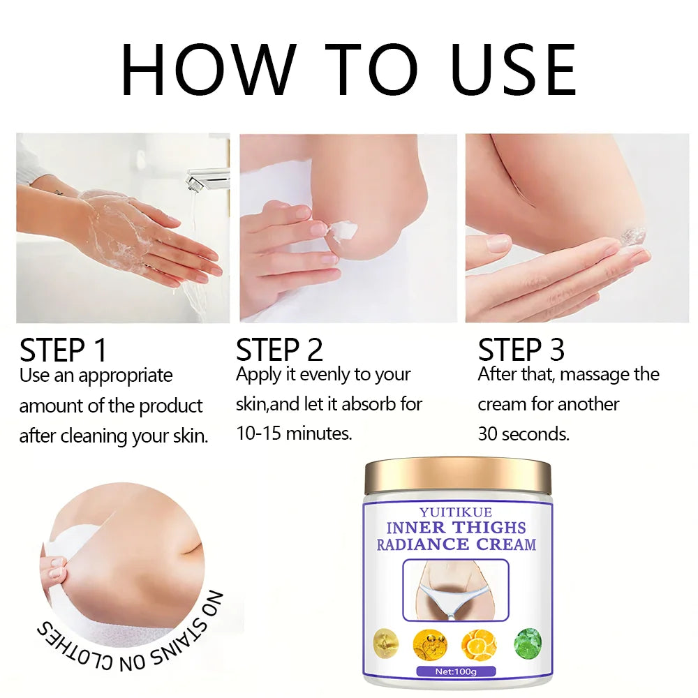 YUITIKUE Intimate Skin Whitening Cream Underarm and Inner Thigh Brightener - 8