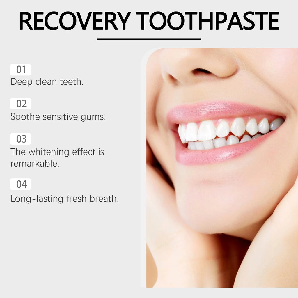 Hydroxyapatite Enamel Repair and Whitening Toothpaste