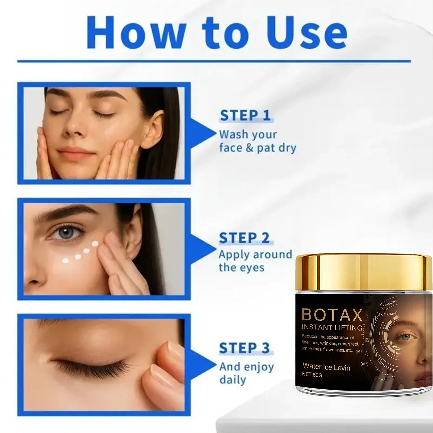 Botax Instant Lifting Cream Anti Aging Retinol and Collagen Firming - 5