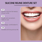 Cosmetic Denture Set for Instant Natural Smile