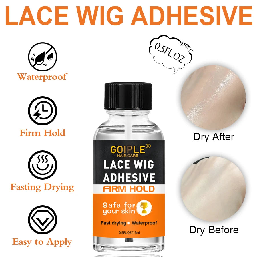 Goiple Lace Wig Installation Kit Adhesive Melting Spray and Edge Control