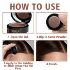 Goiple Hairline Powder and Beard Pen Hair Root Touch Up Concealer Set