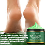 YUITIKUE Tea Tree Oil Foot Cream Repair and Moisturizing Treatment 60g