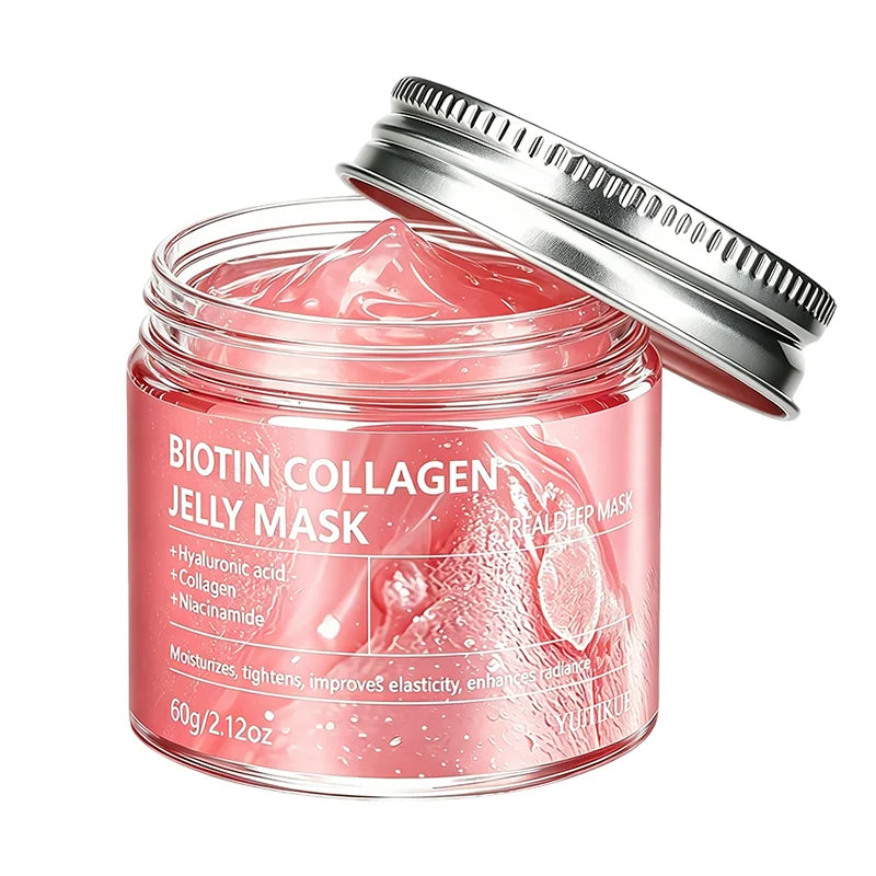 Biotin Collagen Jelly Mask Hydrating and Firming Facial Skin Care
