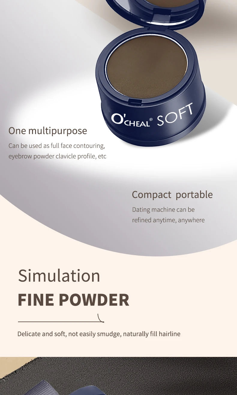 Ocheal Hairline Powder Waterproof Root Cover Up and Brow Stamp