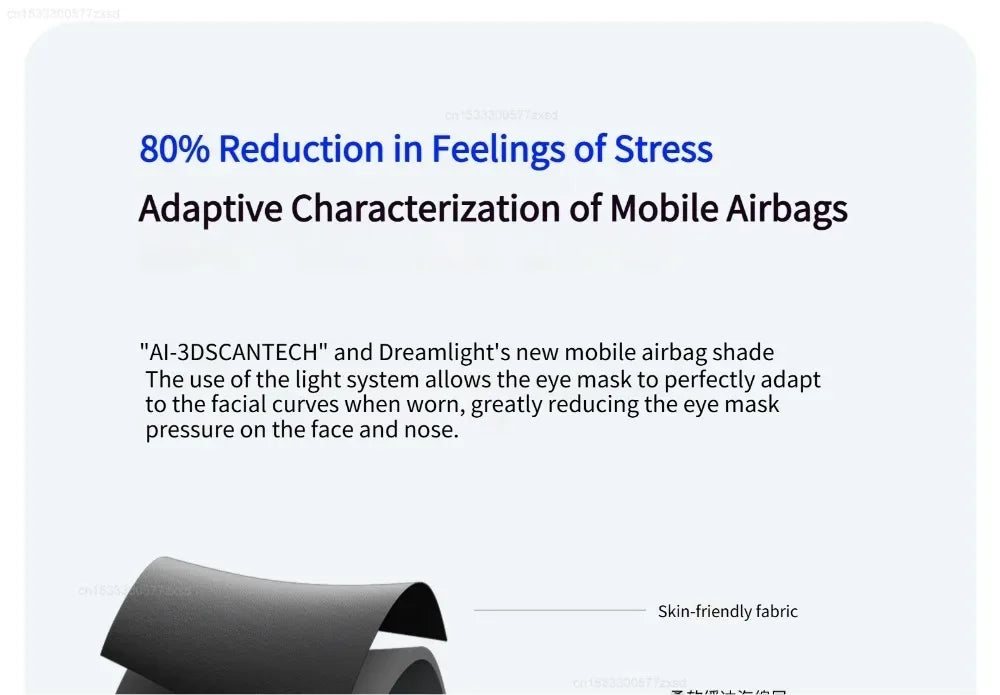 Dreamlight 4S 3D Contoured Sleep Mask Breathable Light Blocking Eye Cover