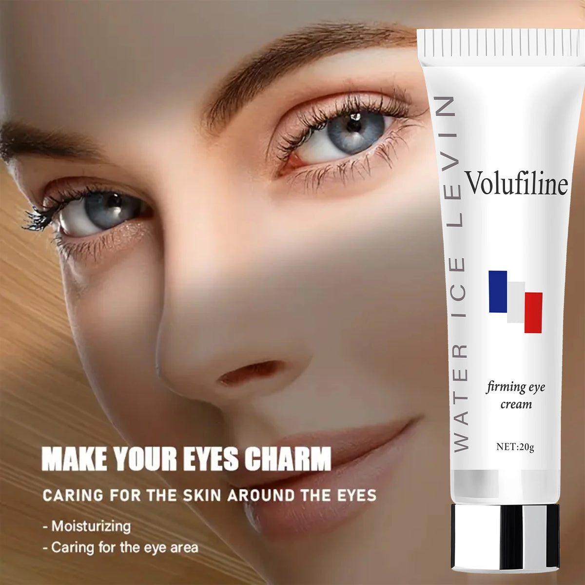 Volufiline Eye Cream Anti Aging Retinol Hyaluronic Acid Firming Treatment