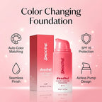 Color Changing Liquid Foundation with SPF 15