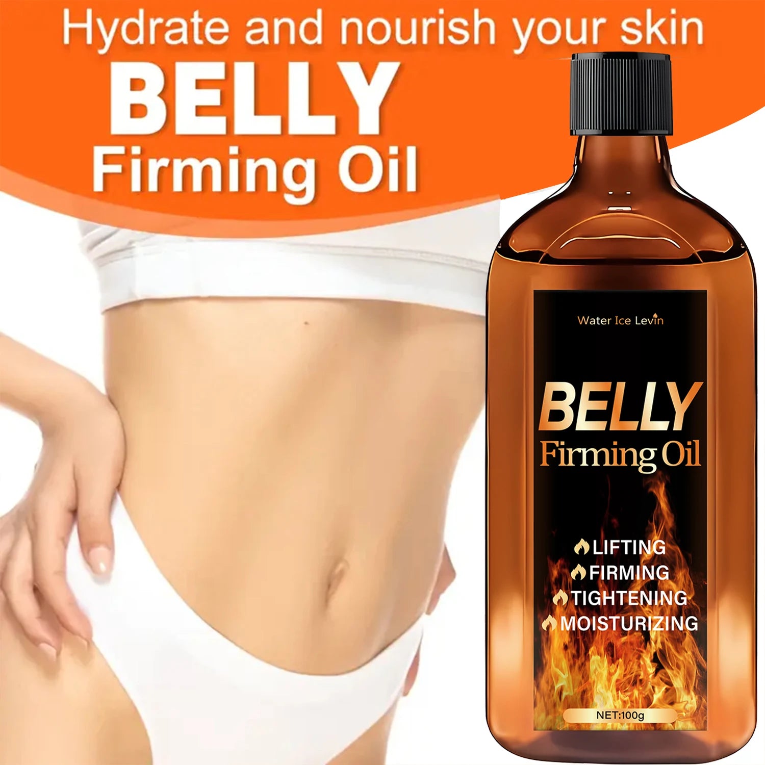 Belly Firming Oil Tightening and Elasticity Body Toning Cream - 3