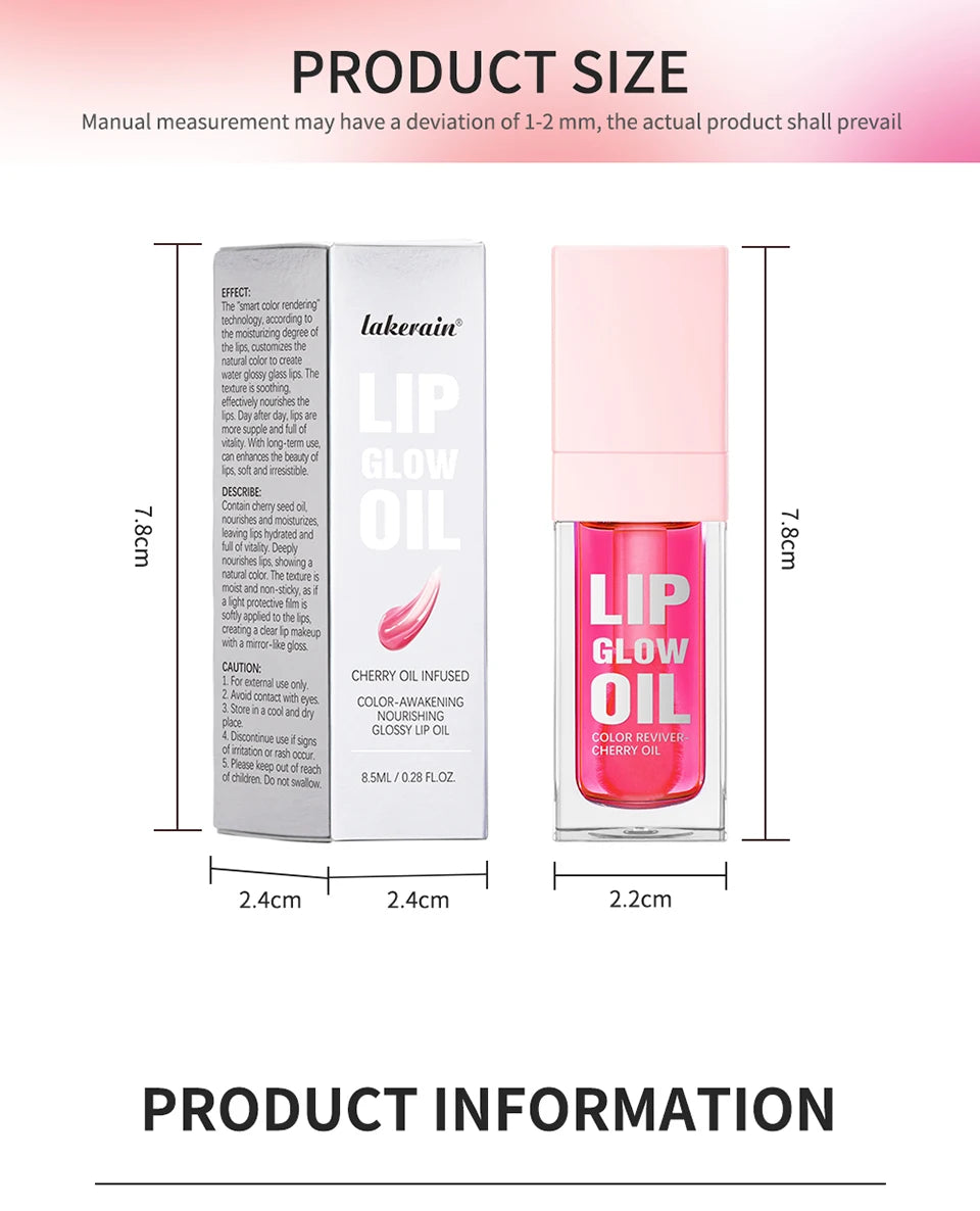 Hydrating Lip Glow Oil for Nourished and Shiny Lips - 15
