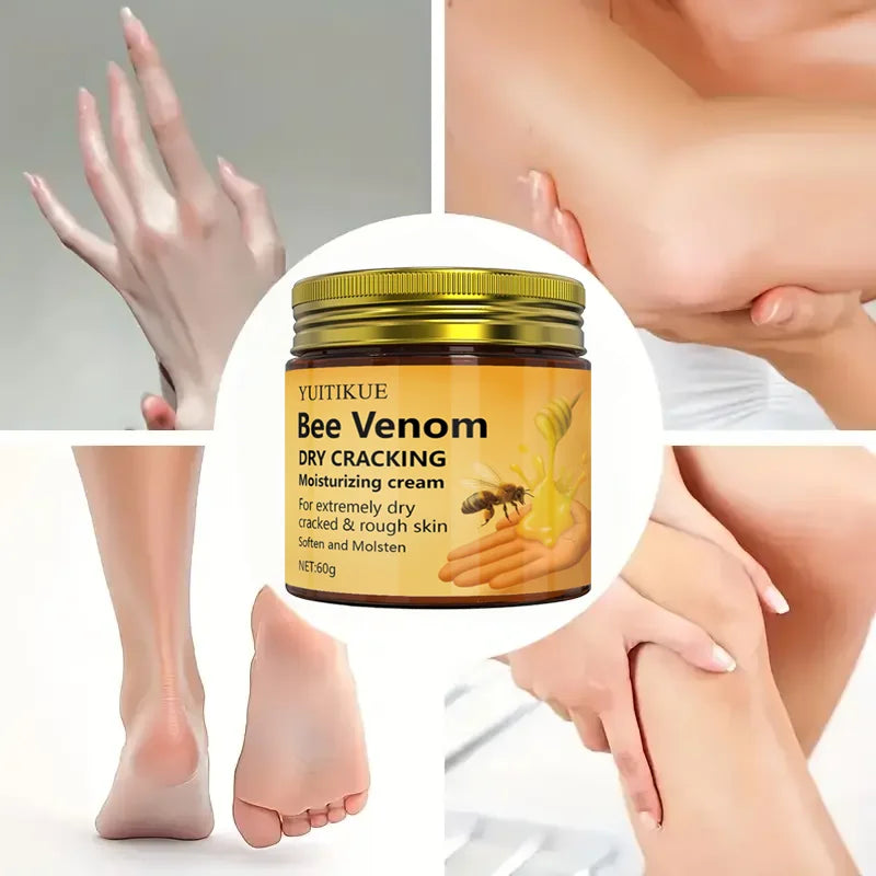 YUITIKUE Bee Venom Moisturizing Cream for Dry Cracked Skin 60g