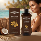 Coconut Oil Dark Tanning Body Oil for Deep Bronze Tan