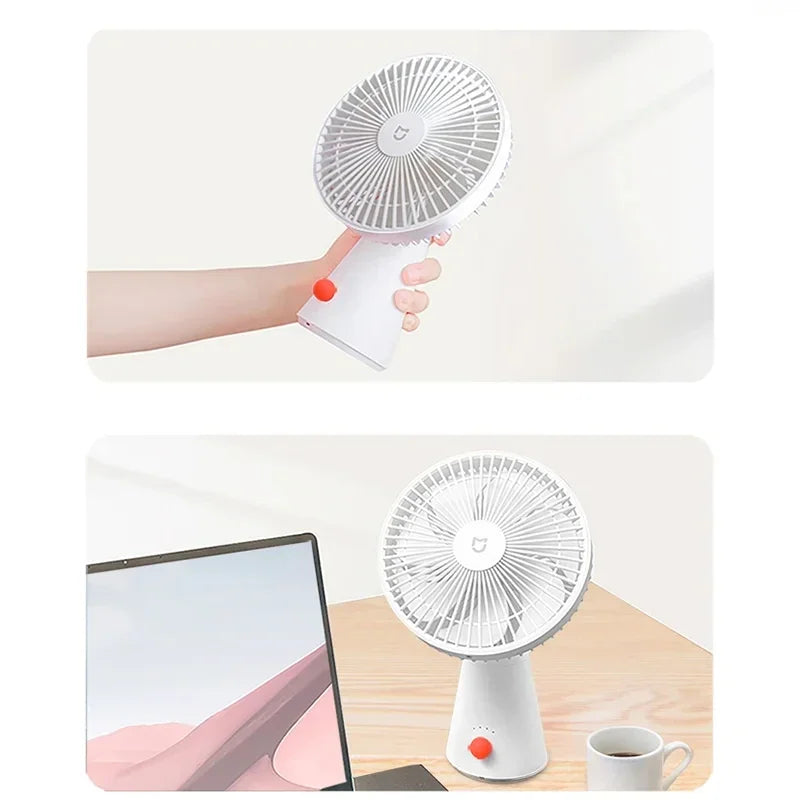 Mijia Portable Desk Fan Rechargeable USB Handheld Cooling Mini Fan - 3