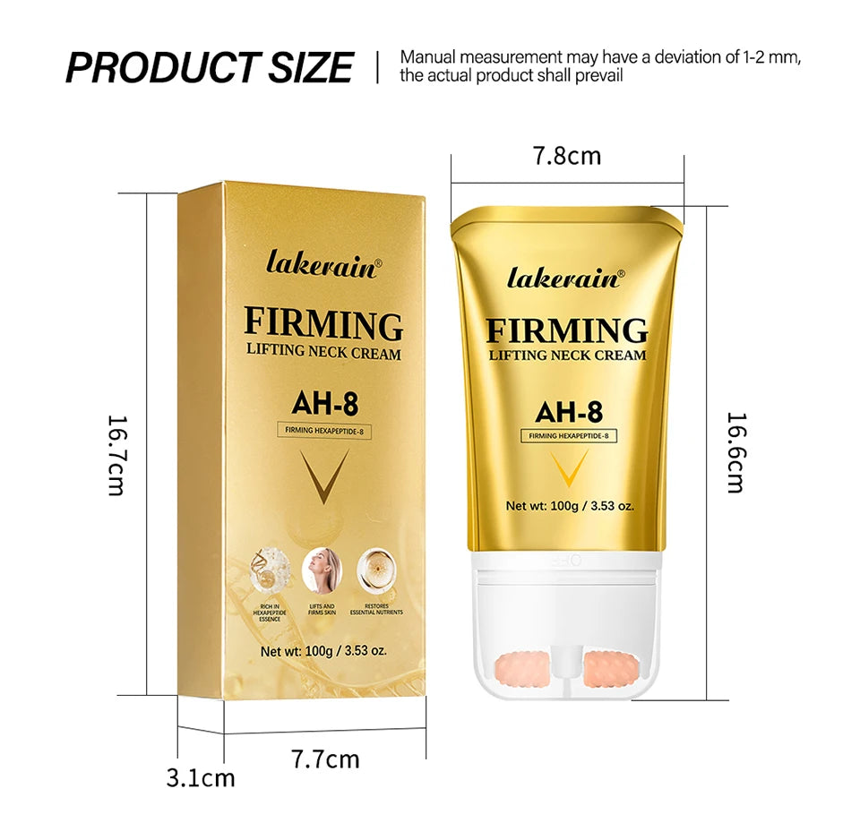 Firming and Lifting Neck Cream with Roller Applicator