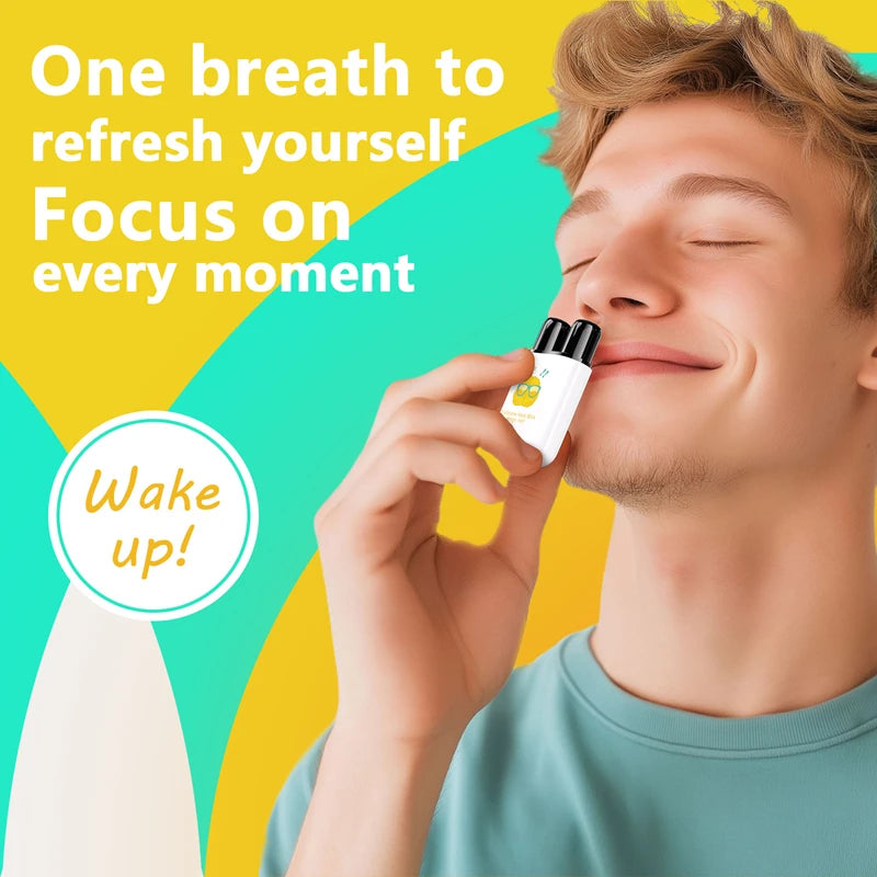 Refreshing Fruit Scent Nasal Energy Stick for Alertness - 3