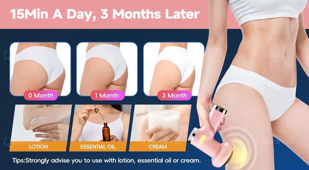 Portable Electric Body Sculpting and Cellulite Massage Device