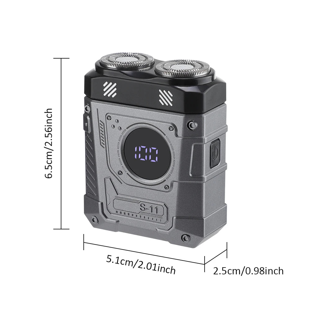 Portable Electric Shaver for Travel and Daily Grooming