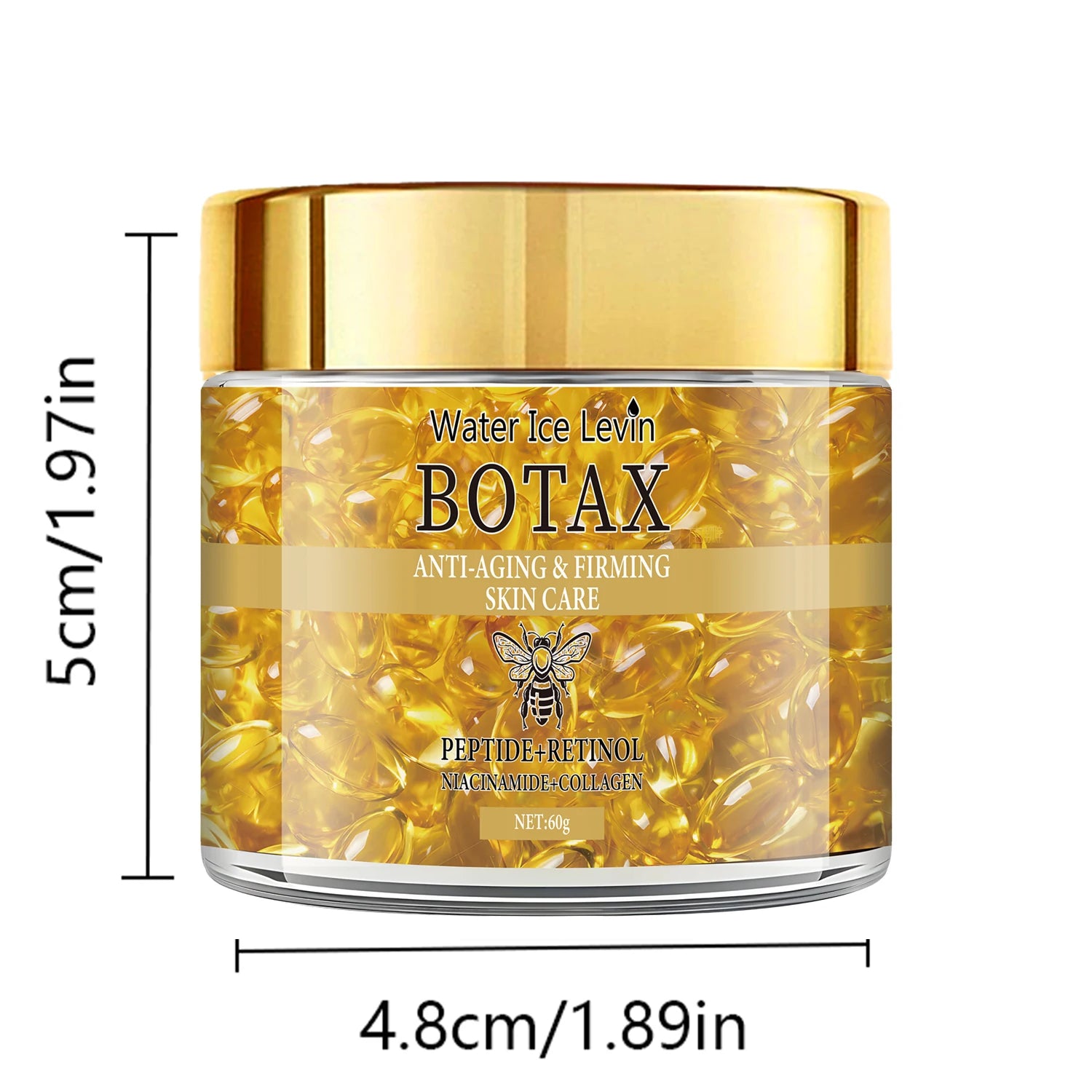 Water Ice Levin Retinol Firming Cream Anti Aging Face Moisturizer 60g - 6