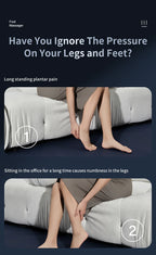 Shiatsu Foot and Calf Massager with Heat for Circulation