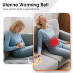Cordless Heated Waist Massager for Back Pain Relief