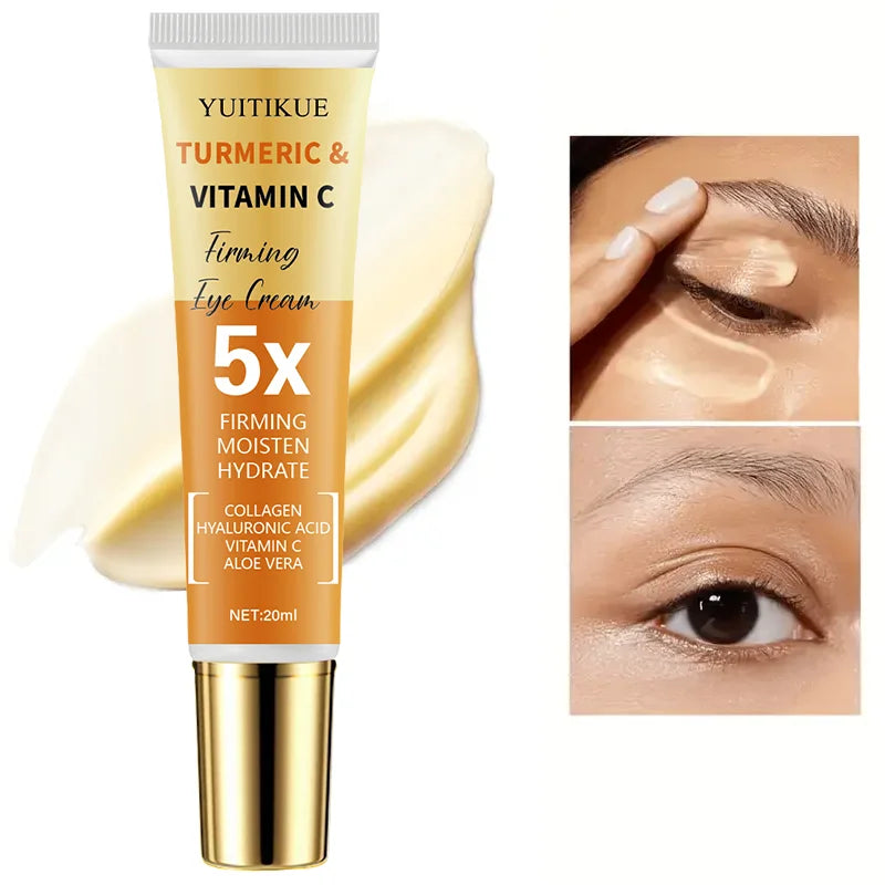 YUITIKUE Turmeric Vitamin C Eye Cream for Dark Circles and Firming - 1
