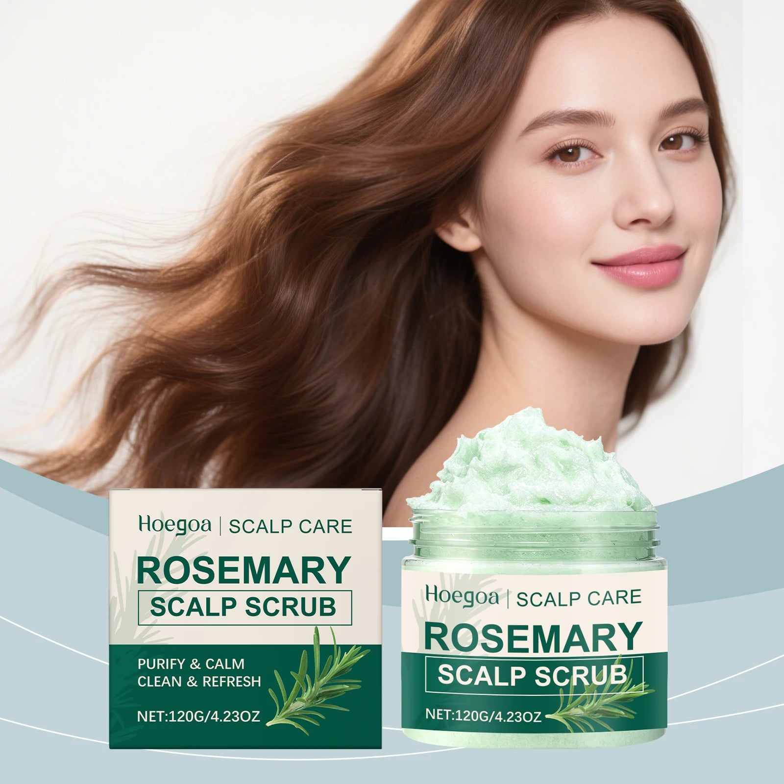 Rosemary Scalp Scrub Exfoliating Hair Treatment 120g
