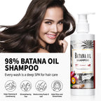 Batana Oil Shampoo Deep Cleansing Moisturizing Hair Growth Treatment