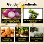 Organic Cold Pressed Mustard Hair Oil with Hyaluronic Acid 100g