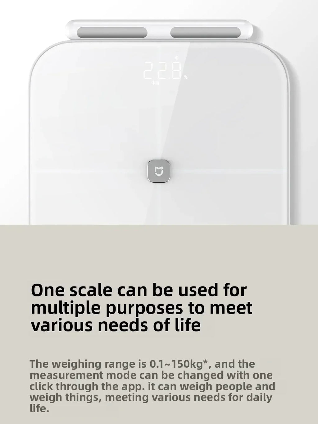 Mijia Smart Scale S800 8 Electrode Body Fat Monitor Bluetooth BMI Scale