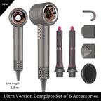 Professional Ionic Hair Dryer - Fast Dry Blow Dryer with Styling Nozzles