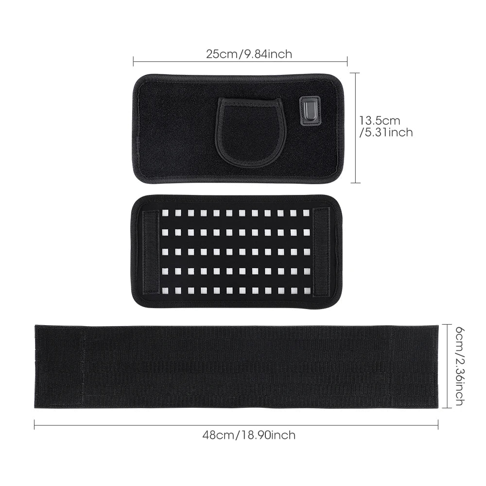 Red Light Therapy Belt for Body Pain Relief and Skin Rejuvenation