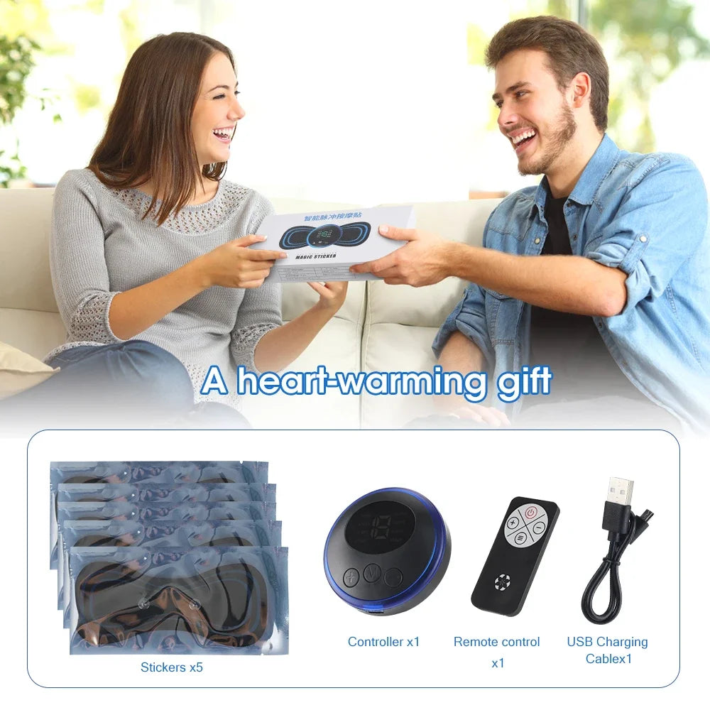 Portable Electric Body Massage Patch with 8 Modes