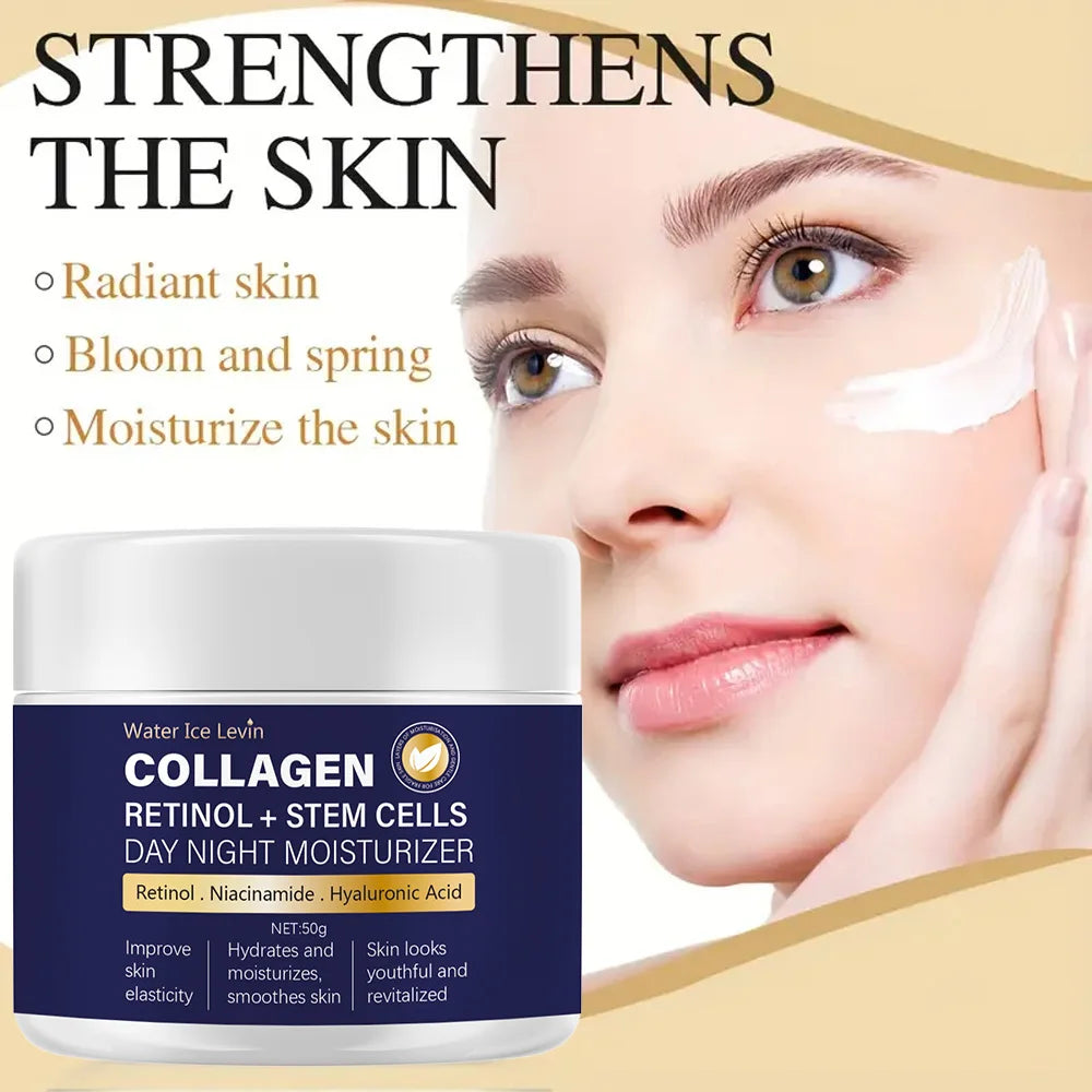 Collagen Retinol Face Cream Anti Aging Moisturizer Day Night Skincare