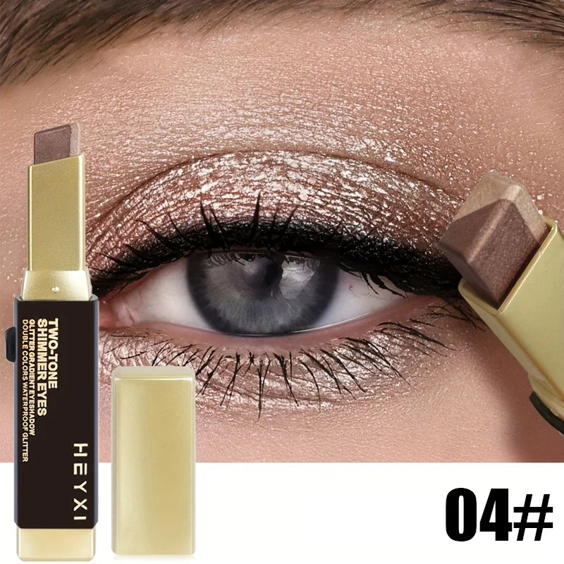 Dual Tone Eyeshadow Stick Gradient Shimmer Makeup Pen