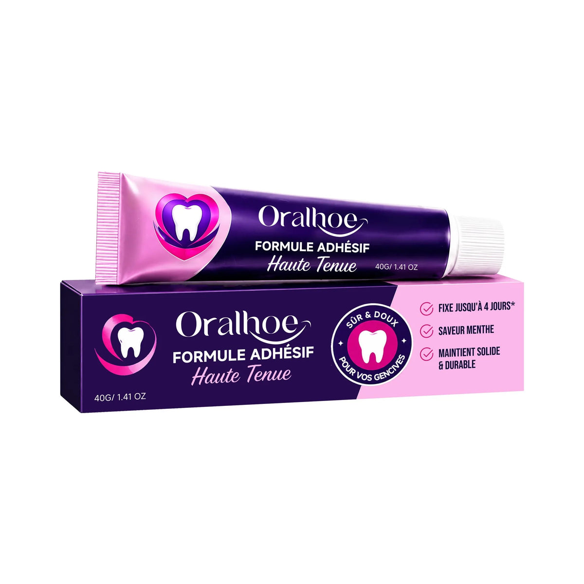 Silicone Denture Adhesive Cushion for Secure Daily Fit