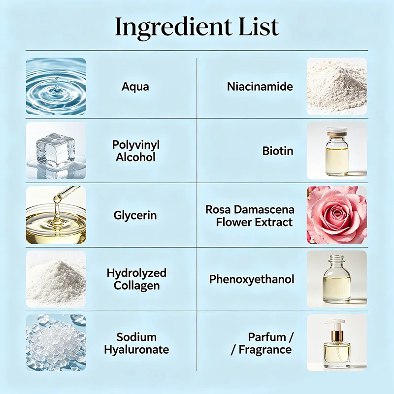 Biotin Collagen Jelly Mask Hydrating and Firming Facial Skin Care - 13