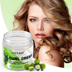 Black Castor Oil Hair Curl Cream Moisturizing Frizz Control 100g