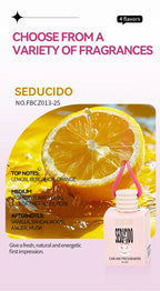 Car Air Freshener Hanging Perfume Diffuser Natural Flower Fragrance