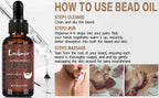 Lockmio Natural Beard Growth Oil Sandalwood Scent Grooming Treatment