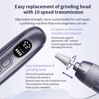 Electric Cordless Nail Drill and Manicure Pedicure Kit